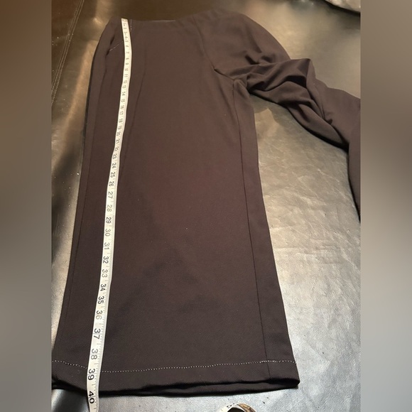 Max Studio Black Top with white thread trim & Wide Leg Trousers Set 2X MSRP $198 - Picture 15 of 16